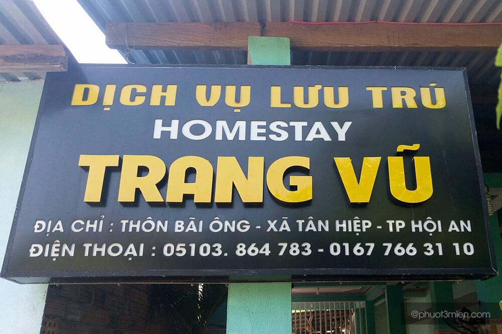 trang vũ homestay