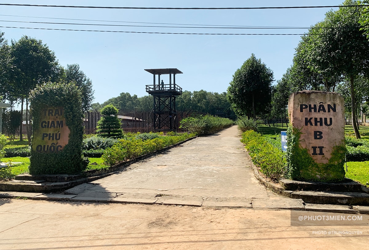 the gates of Phu Quoc Prison