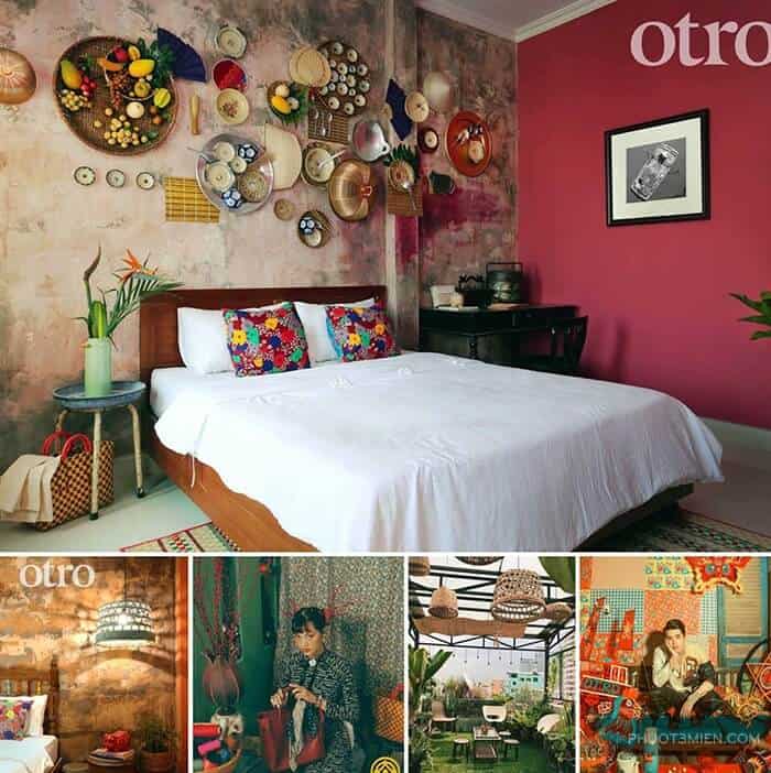 phòng ngủ tại Otro homestay