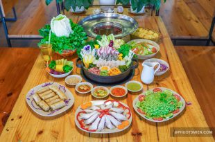 Lẩu rau Leguda ( Buffet Rau tại Đà Lạt)