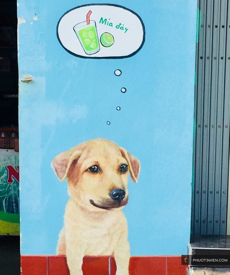 Tranh vẽ chú chó