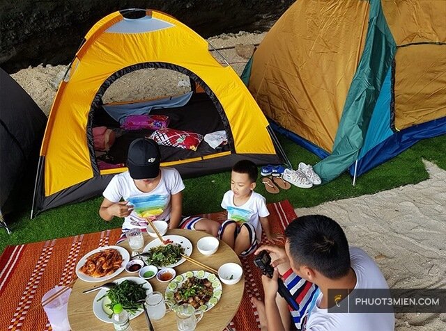 THuê lều ở Đảo Lý Sơn